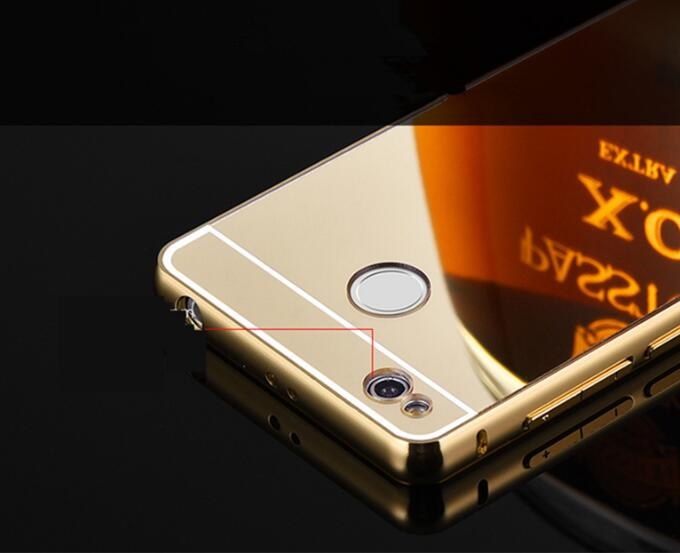 Xiaomi  4X case Slim Metal bumper with mirror back cover case