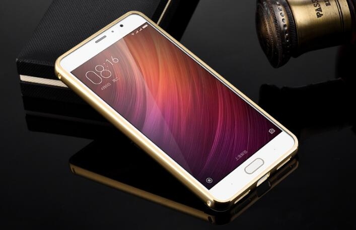 Xiaomi Note 4X case Slim Metal bumper with mirror back cover case
