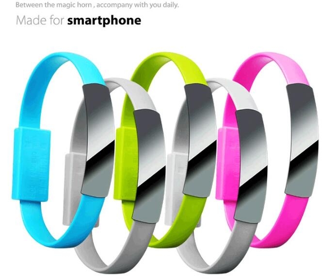 Micro USB Cable Wristband  For Android