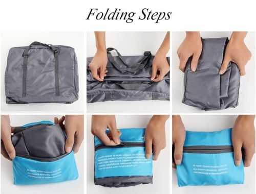 32l Foldable Travel Storage Luggage Hand Shoulder Duffle Bag