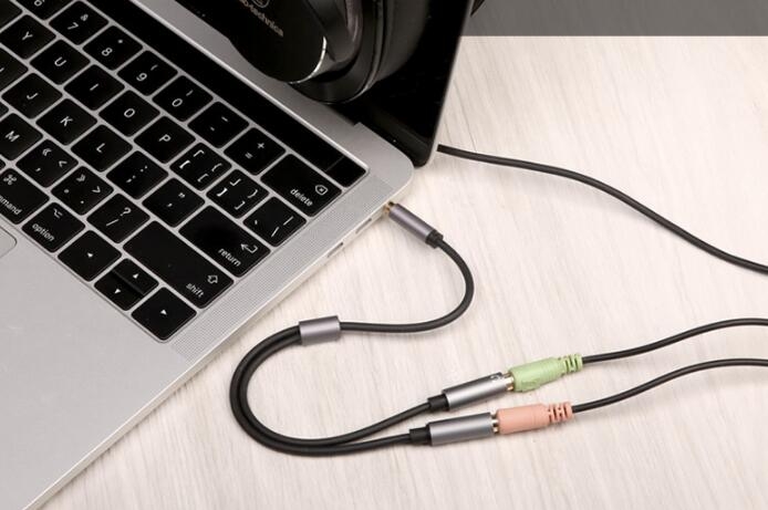 Mic Microphone Headphone Adapter 3.5mm Audio Cable