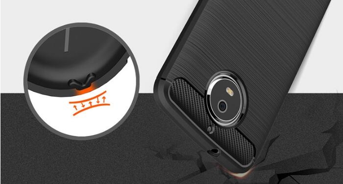 Moto G5S case impact proof rugged case with carbon fiber