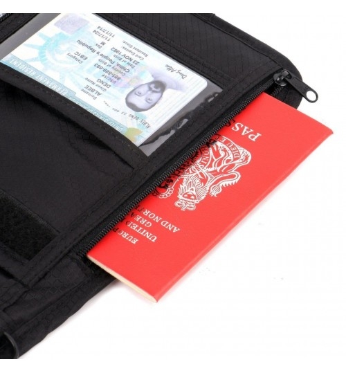 Passport Holder Travel Neck Pouch