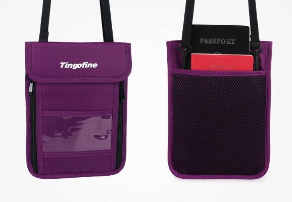 Passport Holder Travel Neck Pouch