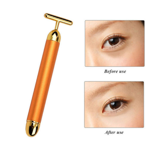 24K Golden Energy Beauty Bar Facial Massager