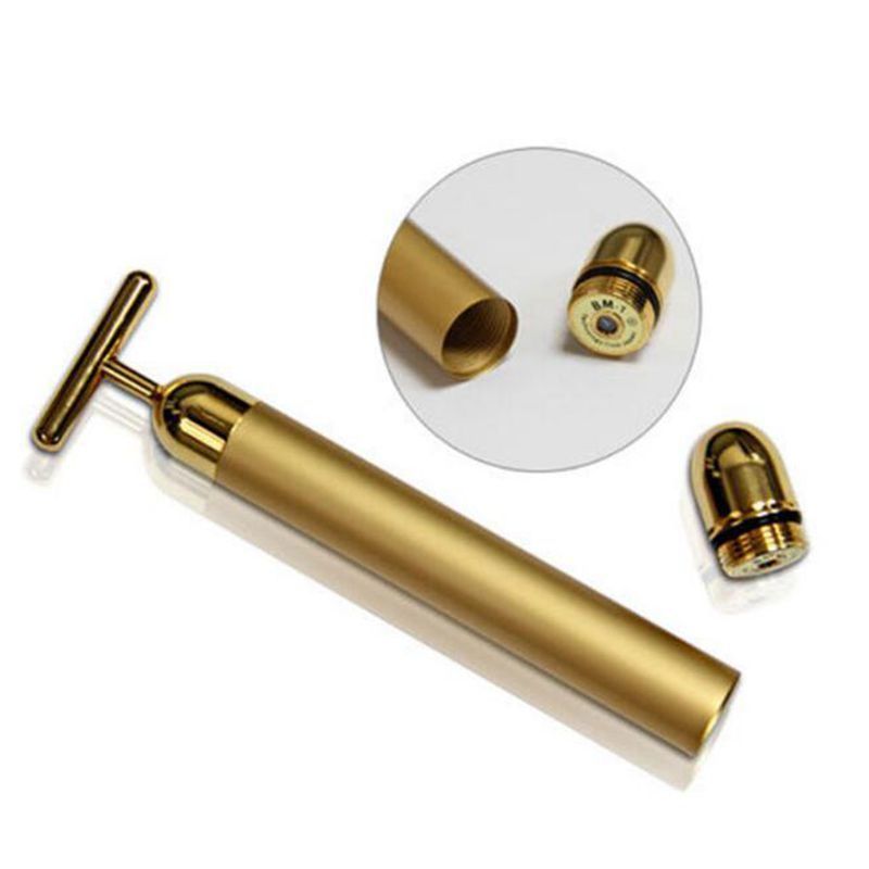 24K Golden Energy Beauty Bar Facial Massager