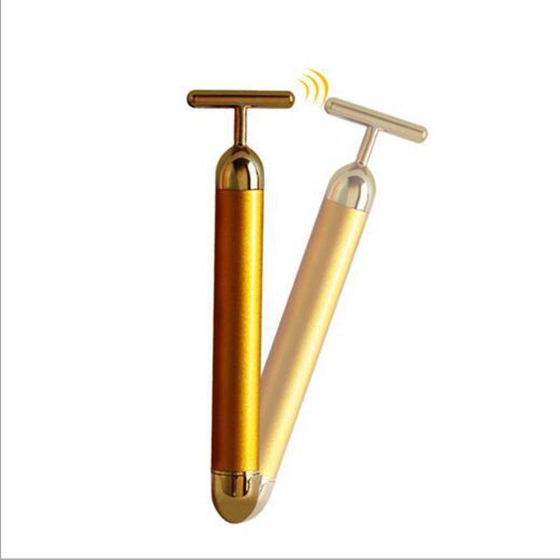24K Golden Energy Beauty Bar Facial Massager