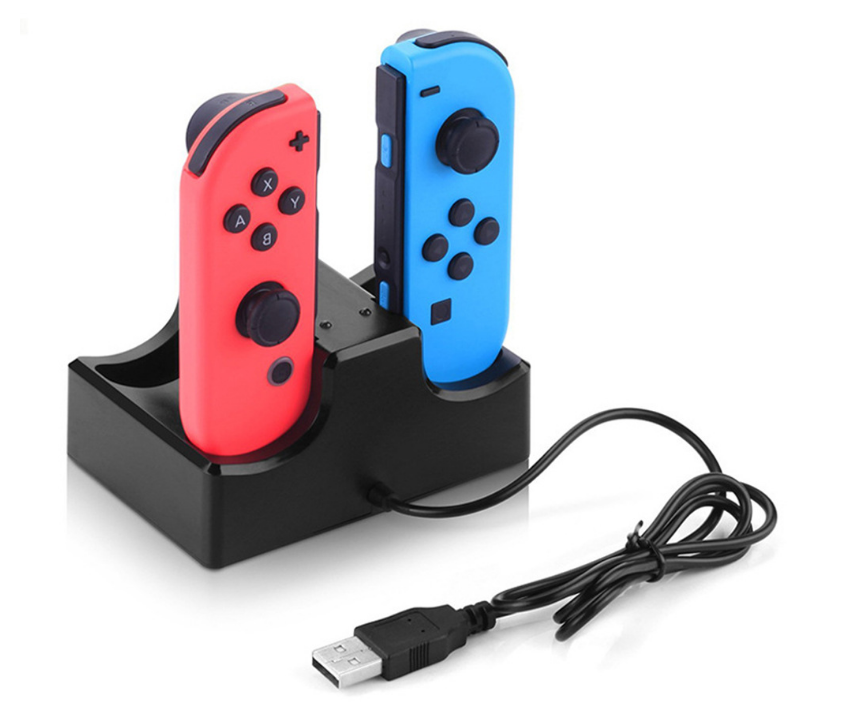 Nintendo Switch Joy-Con Controller USB 4-Port Charger Stand Charging Dock