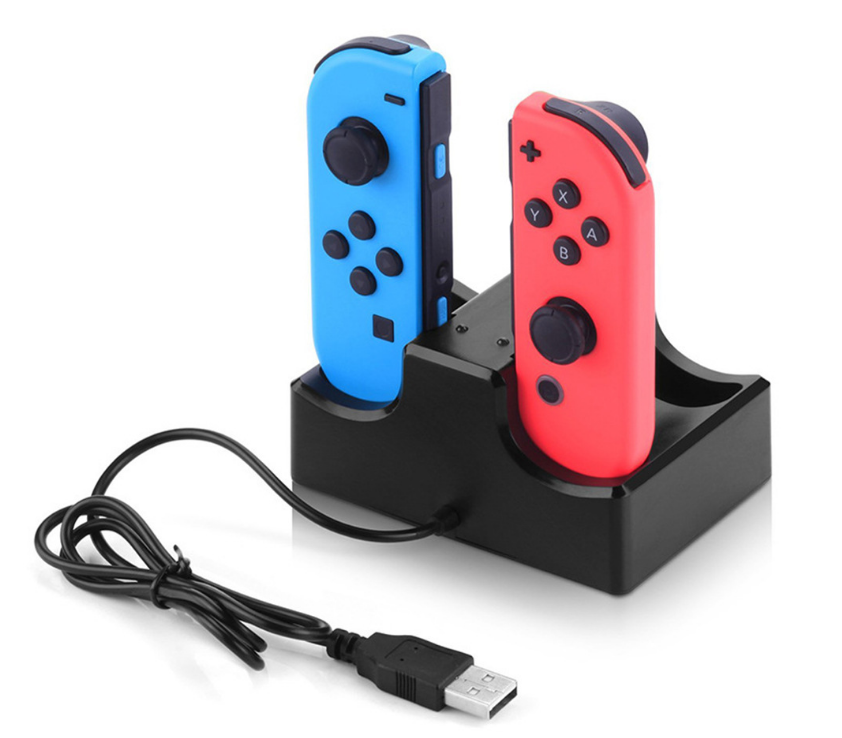 Nintendo Switch Joy-Con Controller USB 4-Port Charger Stand Charging Dock