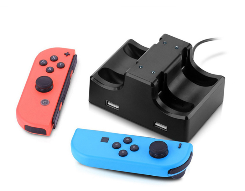 Nintendo Switch Joy-Con Controller USB 4-Port Charger Stand Charging Dock