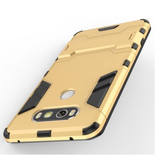 LG V30 case Heavy Duty Hybrid Kickstand Case Cover