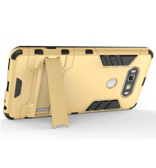 LG V30 case Heavy Duty Hybrid Kickstand Case Cover