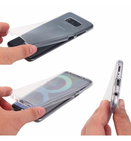 Xiaomi Note 4X case 2 piece transparent full body protector case