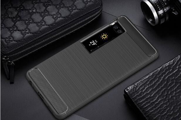 Meizu Pro 7 case impact proof rugged case with carbon fiber