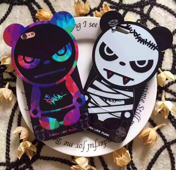 iPhone 7  case 3D Evil Punk Panda