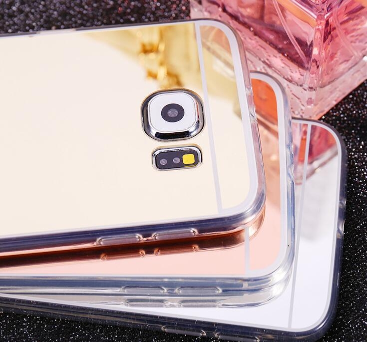 Galaxy J2 Prime case Soft Gel TPU Mirror Case