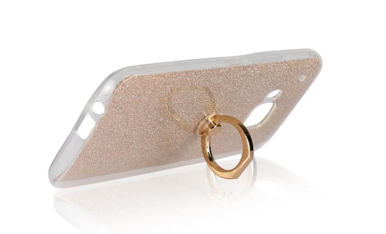 HTC M9 case Soft tpu Bling Kickstand Case with Ring Rotary Metal Mount