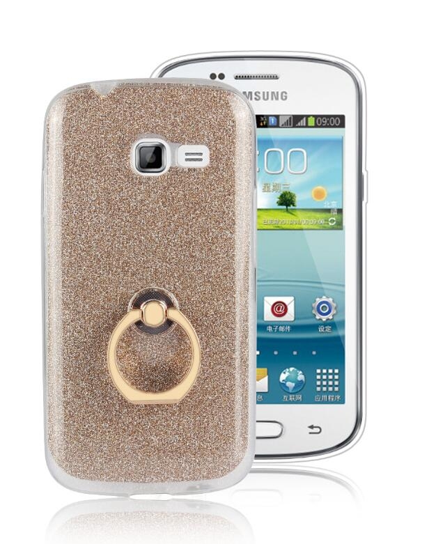 GALAXY Trend Duos case Soft tpu Kickstand Case with Ring Rotary Metal Mount