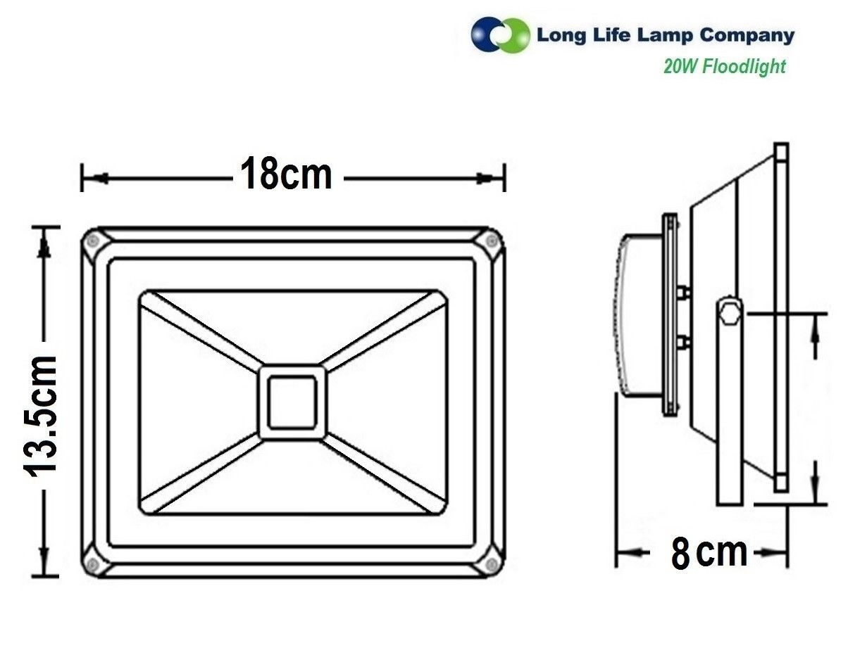 Outdoor LED Flood Light 20W
