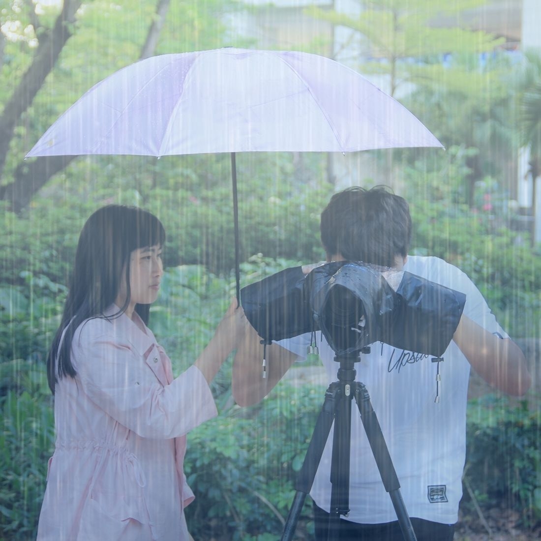 Waterproof Rainproof Rain Cover Case for Sony Canon Nikon DSLR Camera