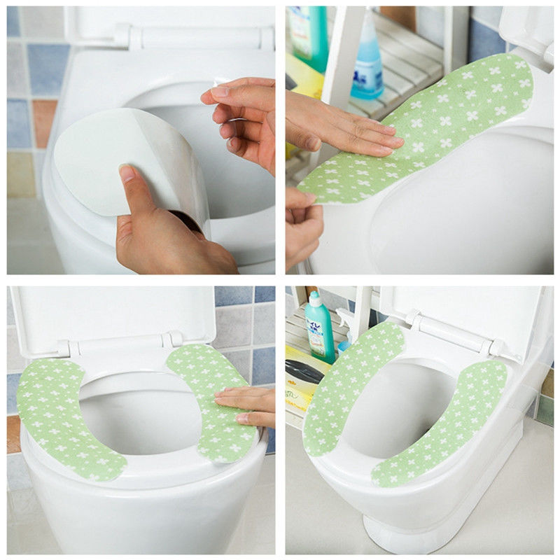 Sticky Toilet Mat Seat Cover Washable Twin Set Sticky Toilet Mat Seat Cover Washable Twin Set