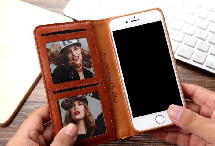 Huawei Nova 2i Case Slim Leather Wallet Case 6 Cards 2 Id Magnet - Brown