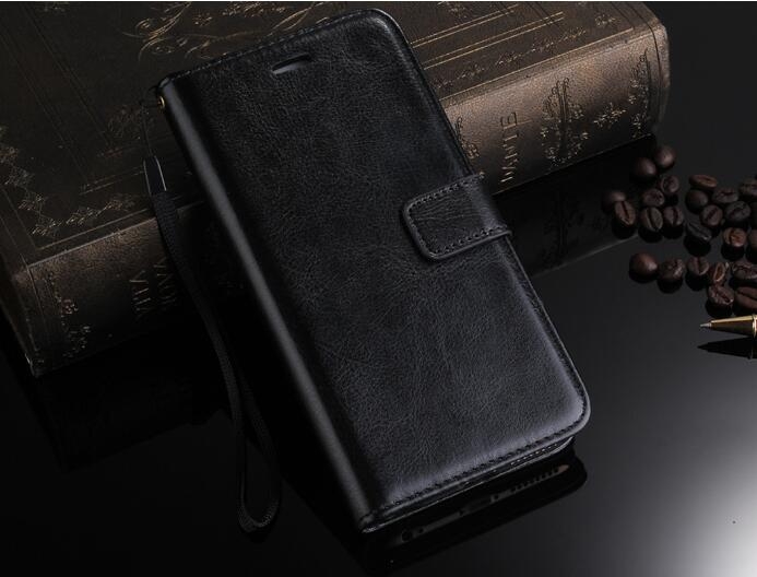 Huawei Nova 2i Case Fine Leather Wallet Case - Black