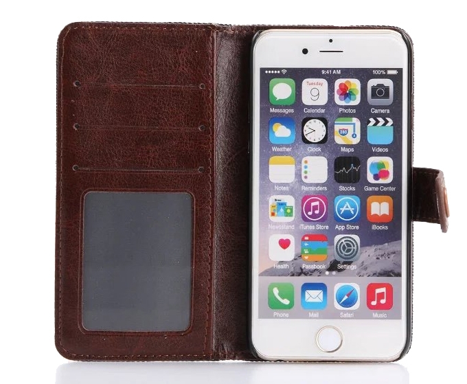 Huawei Nova 2i Case Ultra Slim Retro Jeans Wallet Case - Black