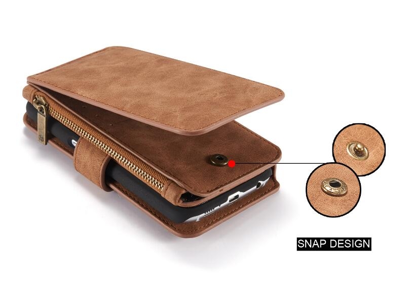 Huawei Nova 2i Case Retro leather case multi cards cash pocket & zip Huawei Nova 2i Case Retro leather case multi cards cash pocket & zip