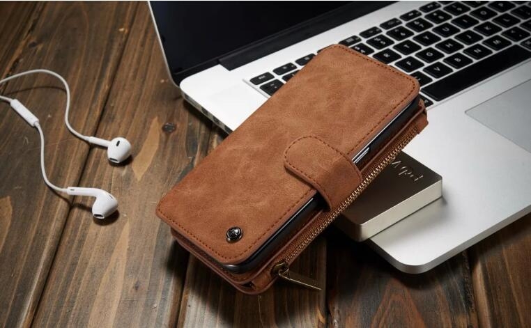 Huawei Nova 2i Case Retro leather case multi cards cash pocket & zip Huawei Nova 2i Case Retro leather case multi cards cash pocket & zip