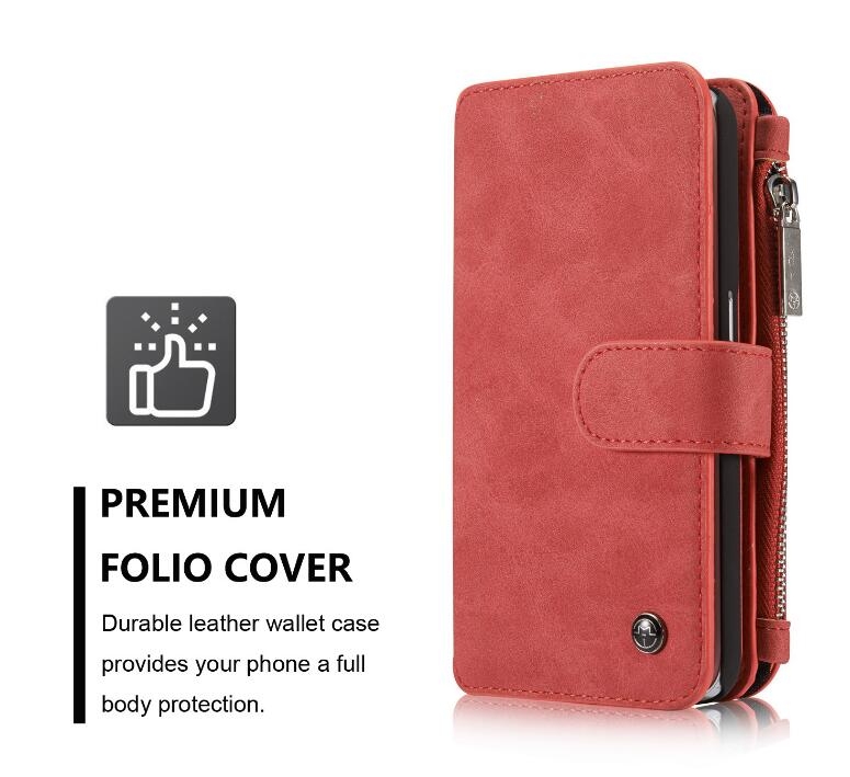 Huawei Nova 2i Case Retro leather case multi cards cash pocket & zip Huawei Nova 2i Case Retro leather case multi cards cash pocket & zip
