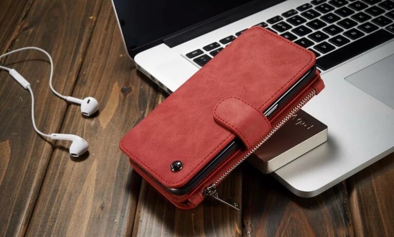 Huawei Nova 2i Case Retro leather case multi cards cash pocket & zip Huawei Nova 2i Case Retro leather case multi cards cash pocket & zip