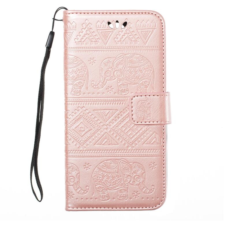 Huawei Nova 2i case Wallet Leather flip case Embossed Elephant Pattern