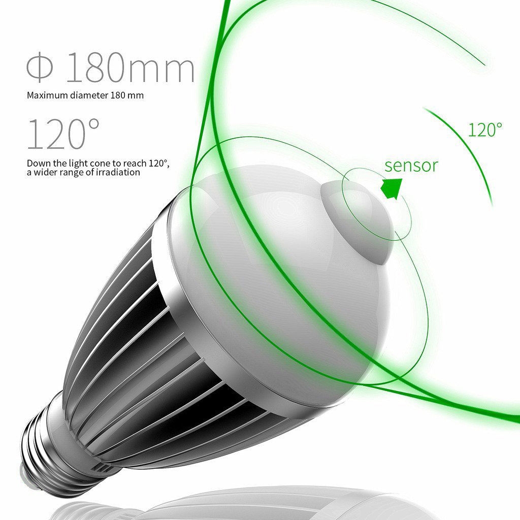 E27 LED Bulb motion sensor 7W Warm White