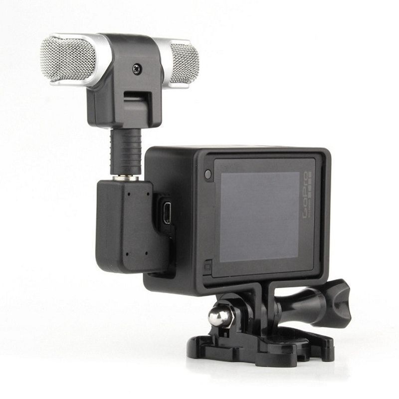 Side Open Skeleton Housing Case with Microphone Adapter Kit for Gopro Hero 4 3 Side Open Skeleton Housing Case with Microphone Adapter Kit for Gopro Hero 4 3