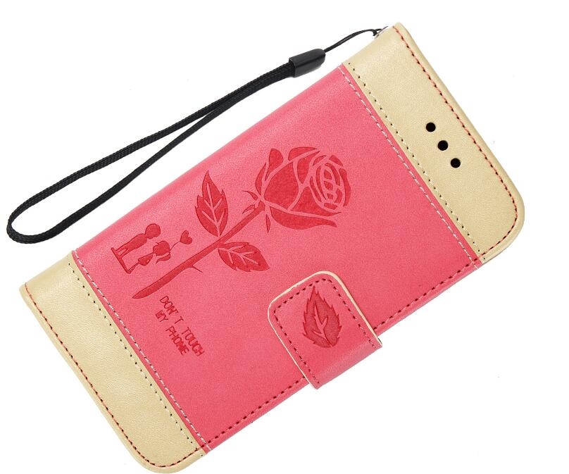 Huawei Nova 2i case 3D Embossed Rose Floral Leather Wallet cover case