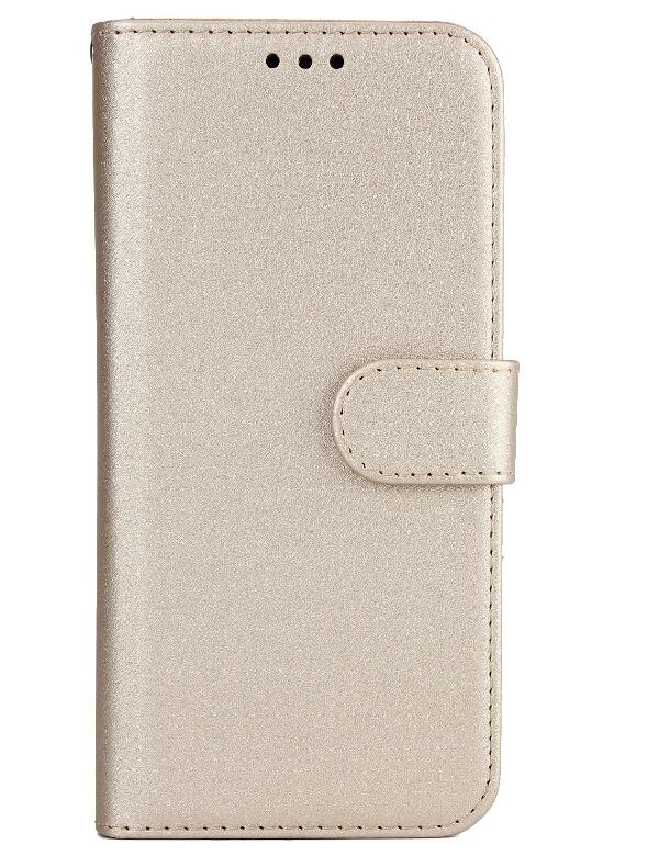 Huawei Nova 2i  Case Magnetic Flip Leather Wallet Case - Gold