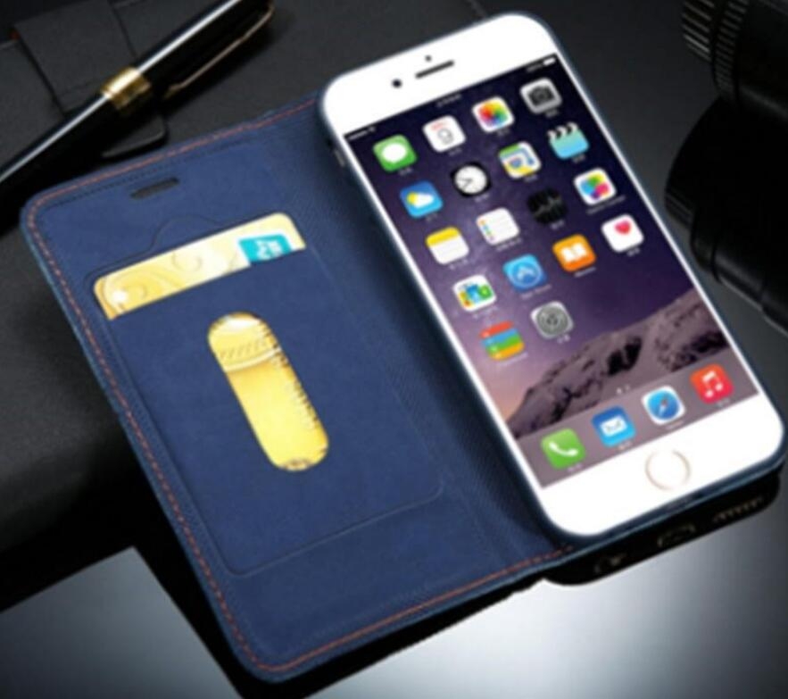 Huawei Nova 2i  case leather wallet case retro denim slim concealed magnet