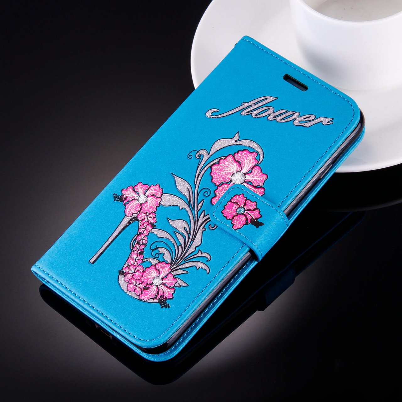 Huawei Nova 2i case Fashion Beauty Leather Flip Wallet Case