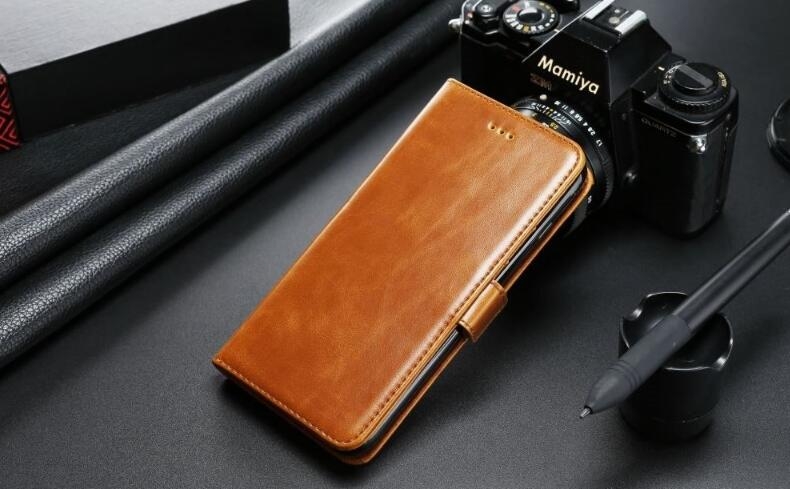Huawei Nova 2i  Case Executive Leather Wallet Case - Light Brown