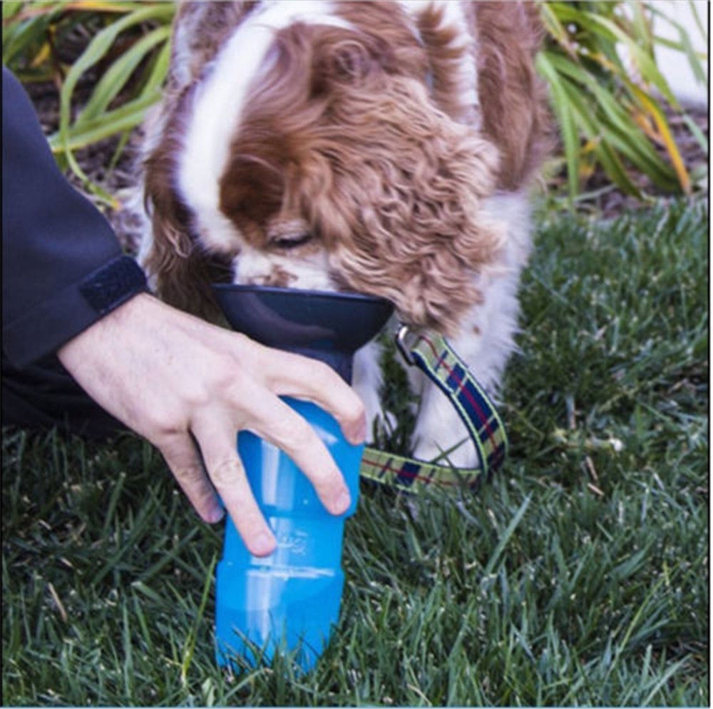 Auto Dog Mug Puppy Water Bottle Portable Travel Walking Hiking