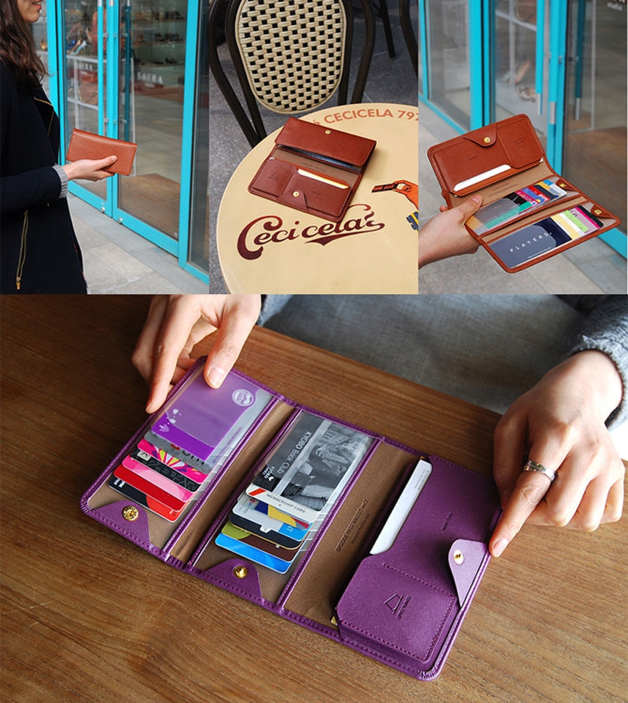 Women Multi Wallet Multi Card Slots Trifold Women Multi Wallet Multi Card Slots Trifold