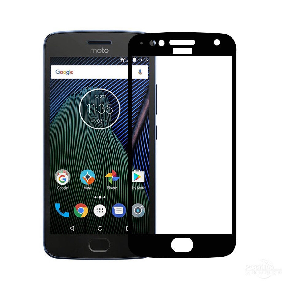 MOTO G5S Plus fully covered Curved Tempered Glass screen protector