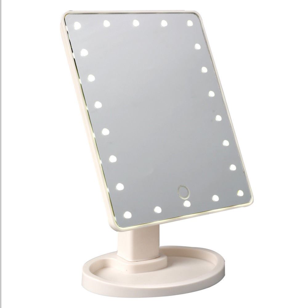 Mirror 16 LED Lighted Makeup Mirror Touch Screen