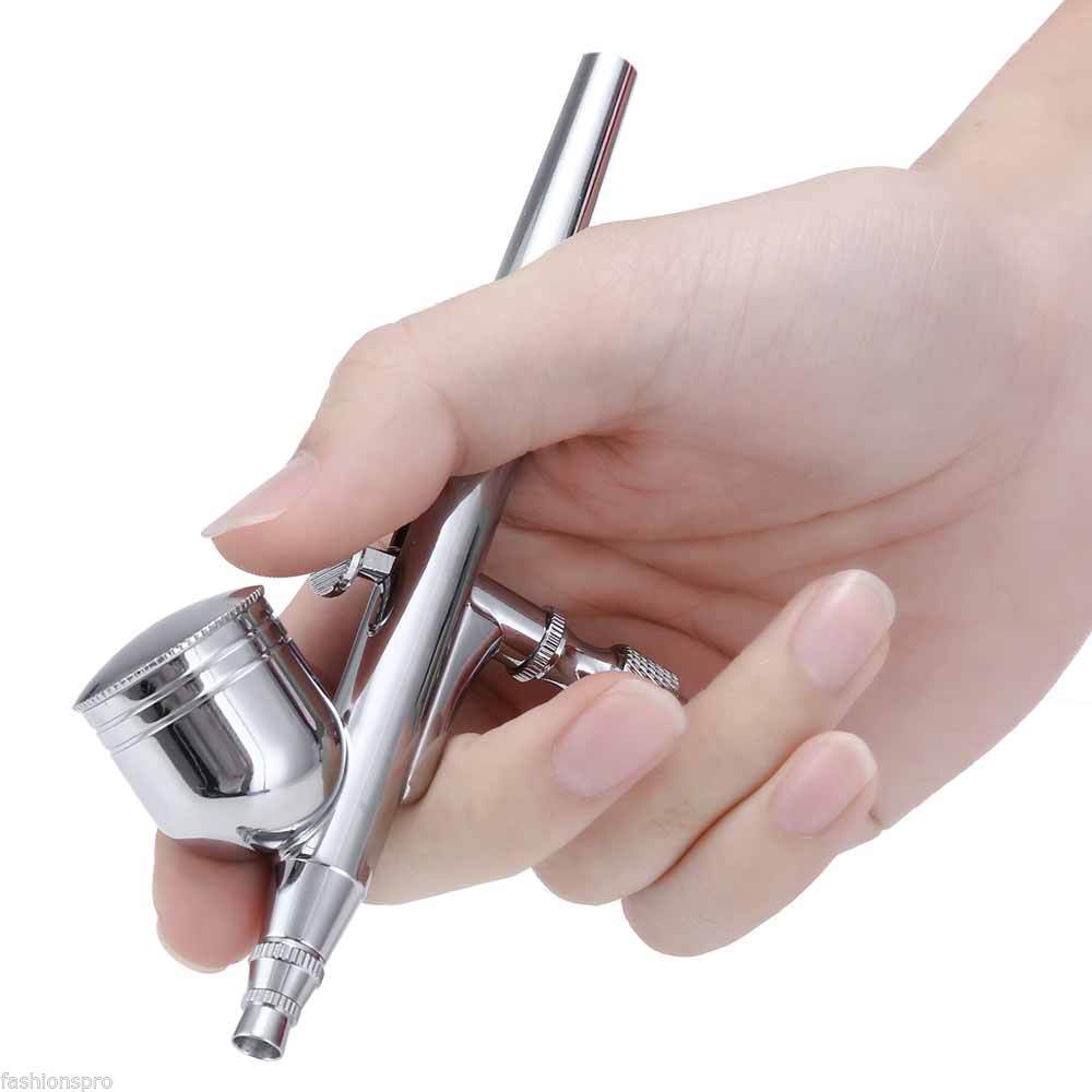 0.3mm Dual Action Airbrush Paint Spray Gun Kit Tattoo Nail