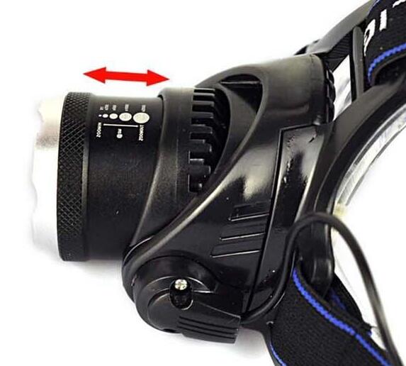 LED Headlight  T6 2000LM 4 Modes  CREE XM-L T6 LED