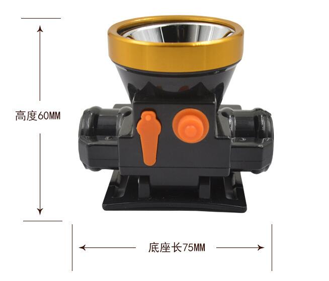 Rechargeable Mining work headlamp Miner Head Torch Light with USB