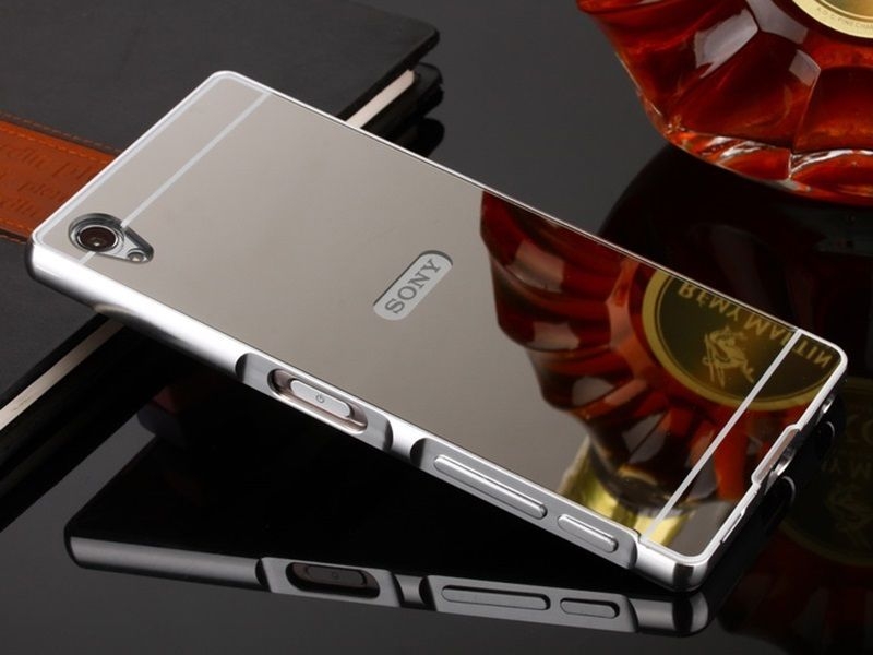 SONY Xperia XA case Slim Metal bumper with mirror back cover case SONY Xperia XA case Slim Metal bumper with mirror back cover case