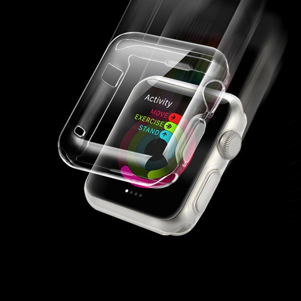Apple Watch 2/3 iWatch 42mm Case TPU Screen Protector Apple Watch 2/3 iWatch 42mm Case TPU Screen Protector