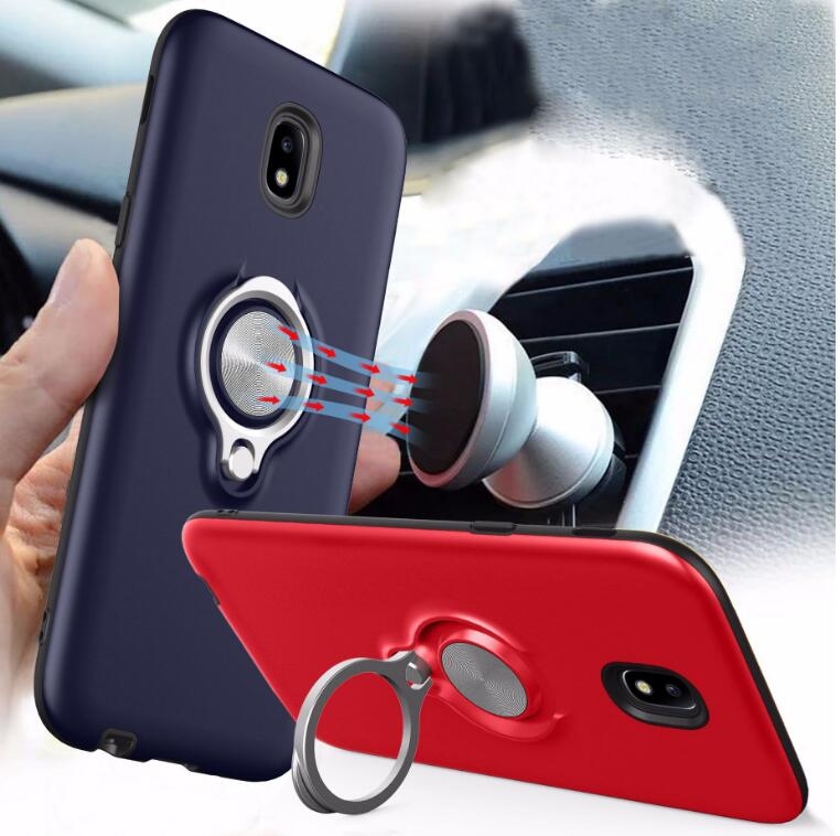 Galaxy J5 PRO 2017 Case Heavy Duty Ring Rotate Kickstand Case Cover